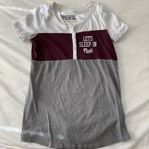 Pink / Victoria Secret sleep wear shirt